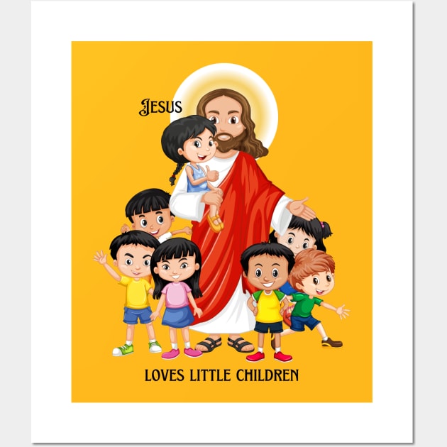 Jesus loves kids Wall Art by Kings Court